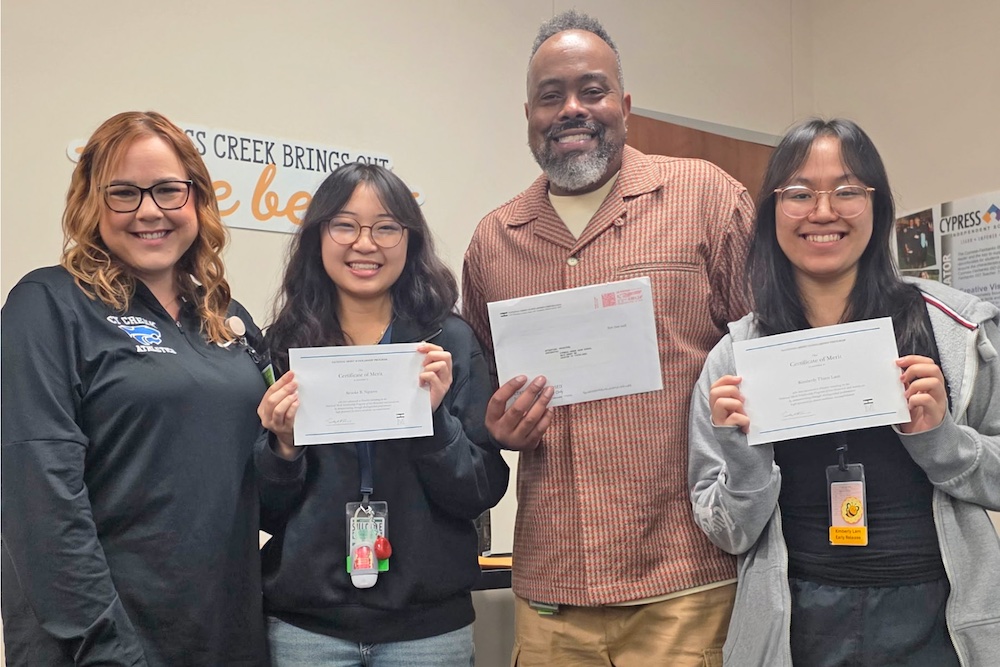 Cypress Creek HS student earns National Merit Scholarship