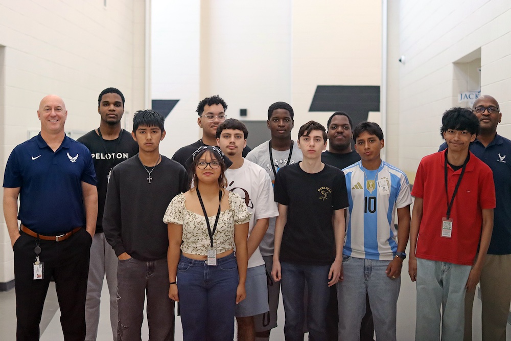 Cypress Park's inaugural Air Force JROTC takes its first flight